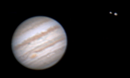 Jupiter 7.4.2004, 19:22 UT